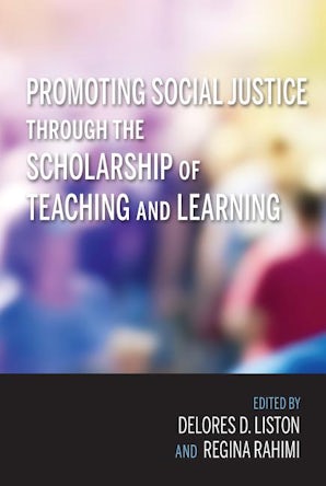 Book cover featuring an out-of-focus photograph of students sitting in chairs facing the front of a classroom.