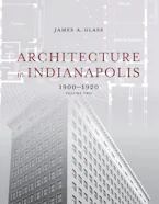 Cover of 'Architecture in Indianapolis' by James A. Glass 