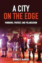 Cover of 'A City on the Edge' by Dennis R. McBride 