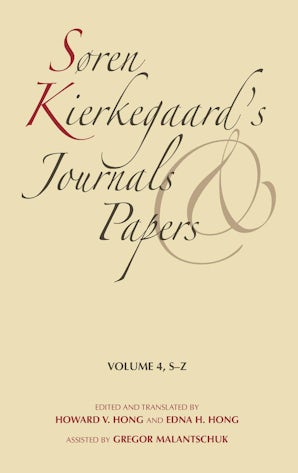 Søren Kierkegaard, Diari (1849) - Vol. IV, Filosofia